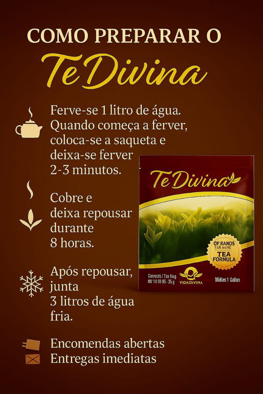 Como preparar Te Divina