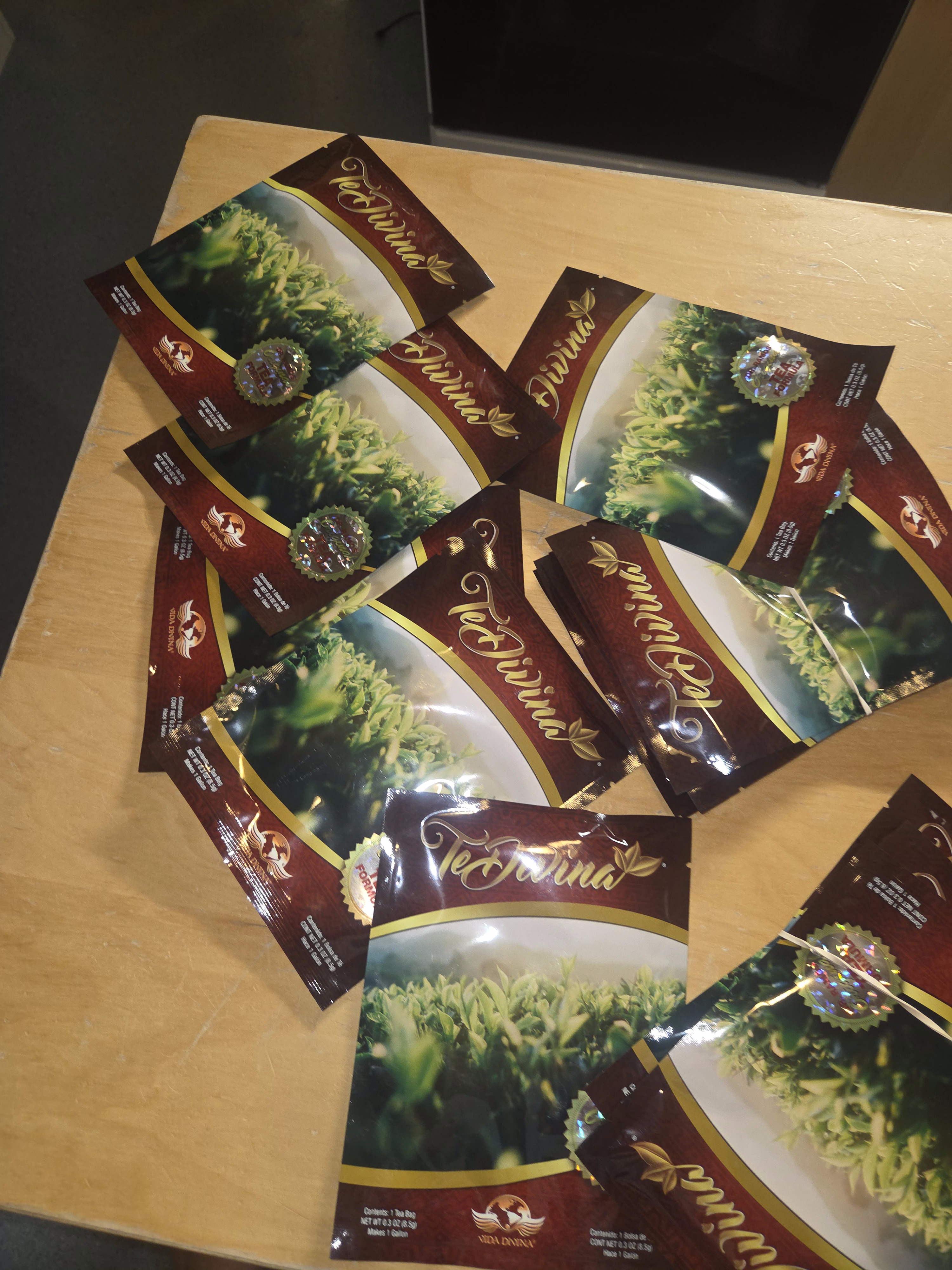 Te Divina - Pacotes do produto